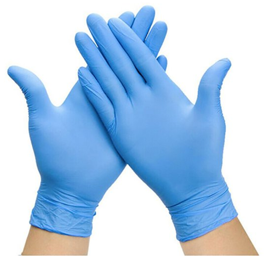 Zdravotnické nitrilové rukavice Nitrylex Basic použití